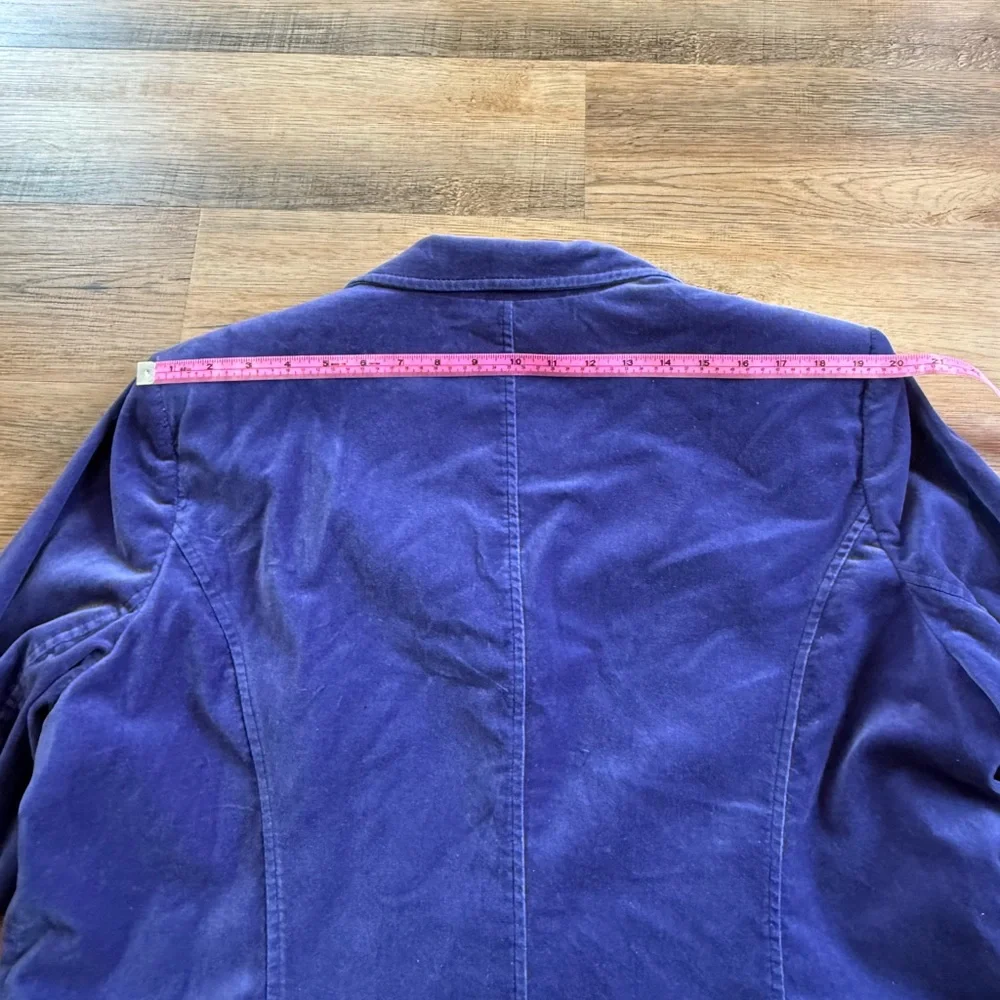 Elisabeth Women’s Vintage-Inspired Purple Velvet Blazer 2X – Prince/Joker Vibes - Picture 7 of 11